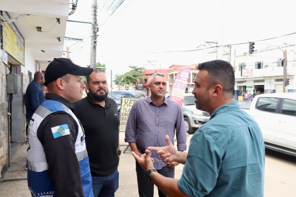 Presidente da Câmara Marquinho Bacellar acompanha visita técnica para expansão do Segurança Presente