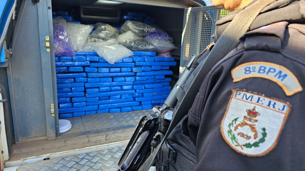 PM realiza maior apreensão do ano em Campos dos Goytacazes; Veja vídeos Foto: Divulgação 8º BPM