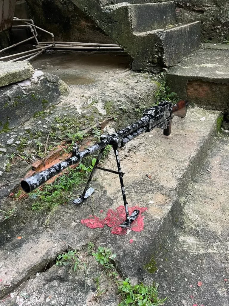 Metralhadora apreendida no Rio pode derrubar aeronaves e perfurar blindados Foto: Divulgação