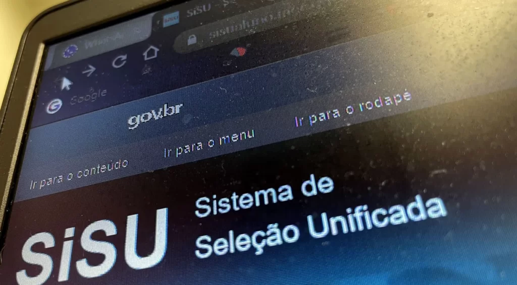 Inscrição para o Sisu 2024 termina nesta quinta(25): confira as informações essenciais Página do SISU na internet Juca Varella/Agência Brasil
